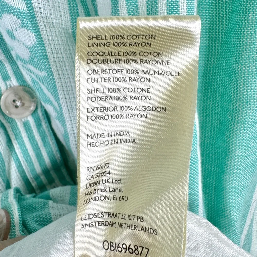 FREE PEOPLE Mabel Maxi Dress NEW Size M Undyed Combo Green